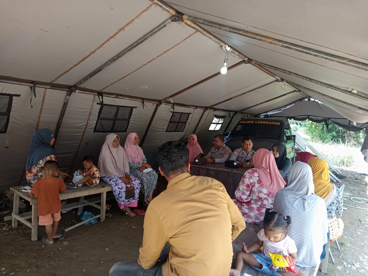 Polsek Langkahan Prioritaskan Pendampingan Warga Melalui Program Perlinsos
